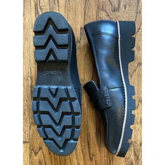 Vionic Cheryl II Black Leather Loafer Shoe Women Size 9 Medium - Picture 5 of 7